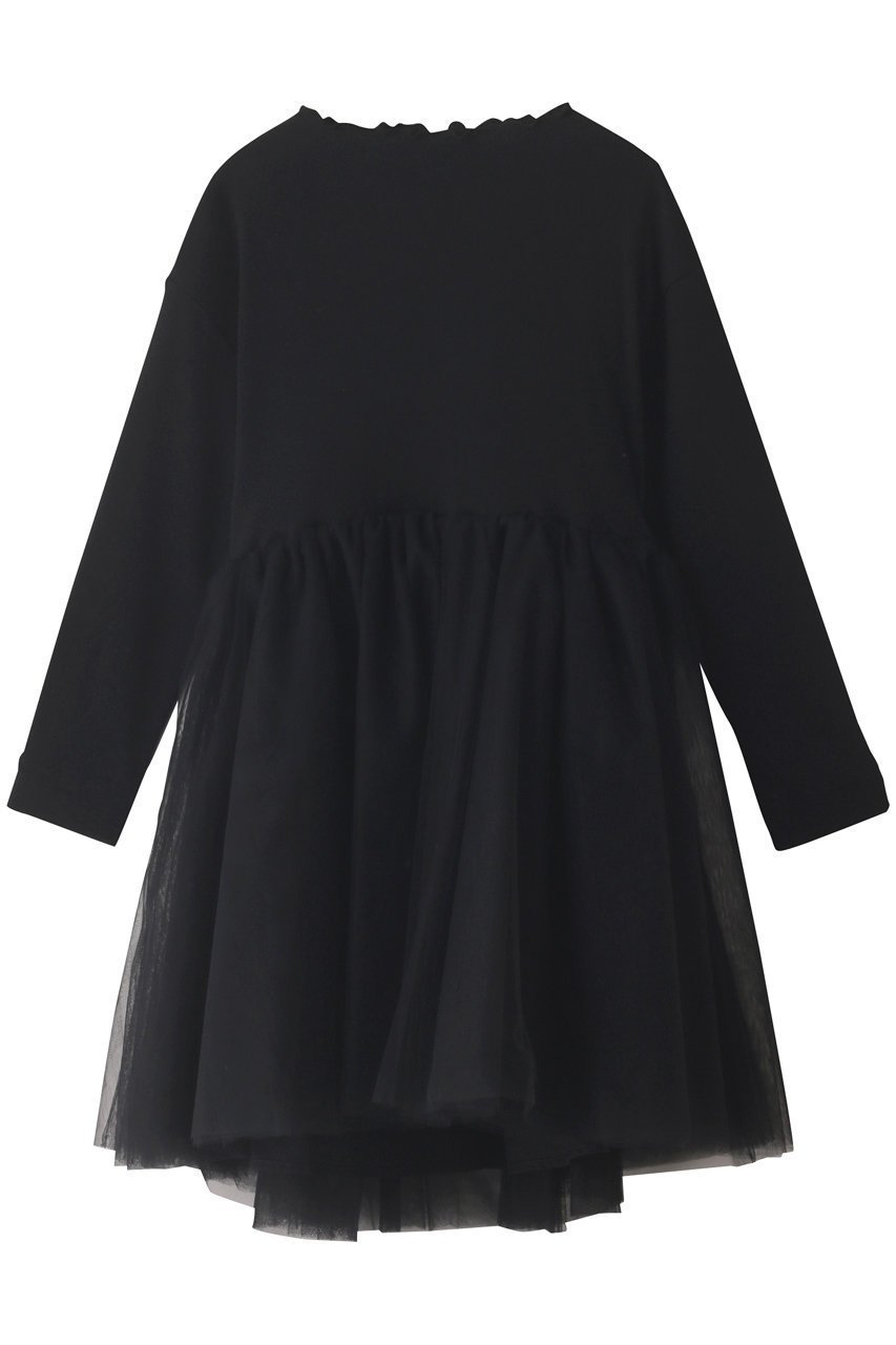 【アミカ/AMICA / KIDS】の【Baby&Kids】チュチュT-ドレス インテリア・キッズ・メンズ・レディースファッション・服の通販 founy(ファニー) 　ファッション　Fashion　キッズファッション　Fashion for Kids　ワンピース　Dresses　おすすめ　Recommended / Our Picks　チュール　Tulip, Tulip Motif　ドレス　Dress, One-Piece　今季　This Season, Current Season　ブラック(6Y-8Y)|ID: prp329100003625439 ipo3291000000032843867