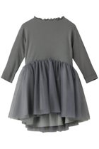 【アミカ/AMICA / KIDS】の【Baby&Kids】チュチュT-ドレス 人気、トレンドファッション・服の通販 founy(ファニー) ファッション Fashion キッズファッション Fashion for Kids ワンピース Dresses おすすめ Recommended / Our Picks チュール Tulip, Tulip Motif ドレス Dress, One-Piece 今季 This Season, Current Season thumbnail グレー(4Y-6Y)|ID: prp329100003625439 ipo3291000000032843875