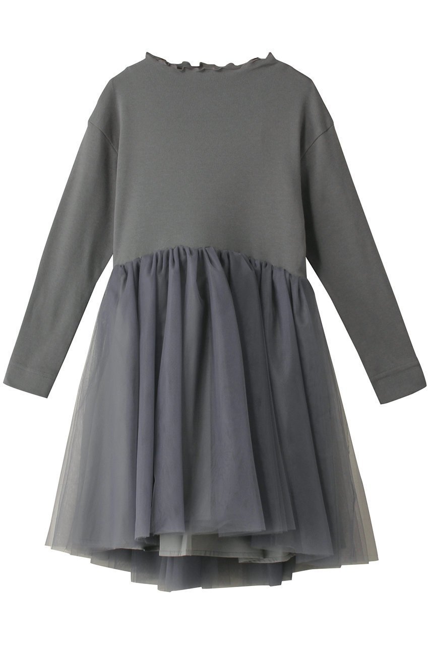 【アミカ/AMICA / KIDS】の【Baby&Kids】チュチュT-ドレス インテリア・キッズ・メンズ・レディースファッション・服の通販 founy(ファニー) 　ファッション　Fashion　キッズファッション　Fashion for Kids　ワンピース　Dresses　おすすめ　Recommended / Our Picks　チュール　Tulip, Tulip Motif　ドレス　Dress, One-Piece　今季　This Season, Current Season　グレー(6Y-8Y)|ID: prp329100003625439 ipo3291000000032843879