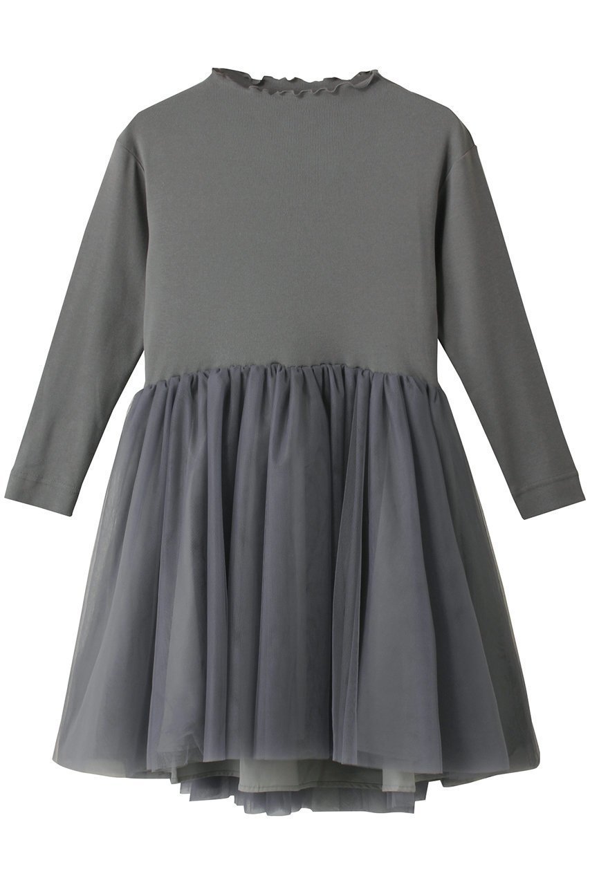 【アミカ/AMICA / KIDS】の【Baby&Kids】チュチュT-ドレス インテリア・キッズ・メンズ・レディースファッション・服の通販 founy(ファニー) 　ファッション　Fashion　キッズファッション　Fashion for Kids　ワンピース　Dresses　おすすめ　Recommended / Our Picks　チュール　Tulip, Tulip Motif　ドレス　Dress, One-Piece　今季　This Season, Current Season　グレー(9Y-11Y)|ID: prp329100003625439 ipo3291000000032843886