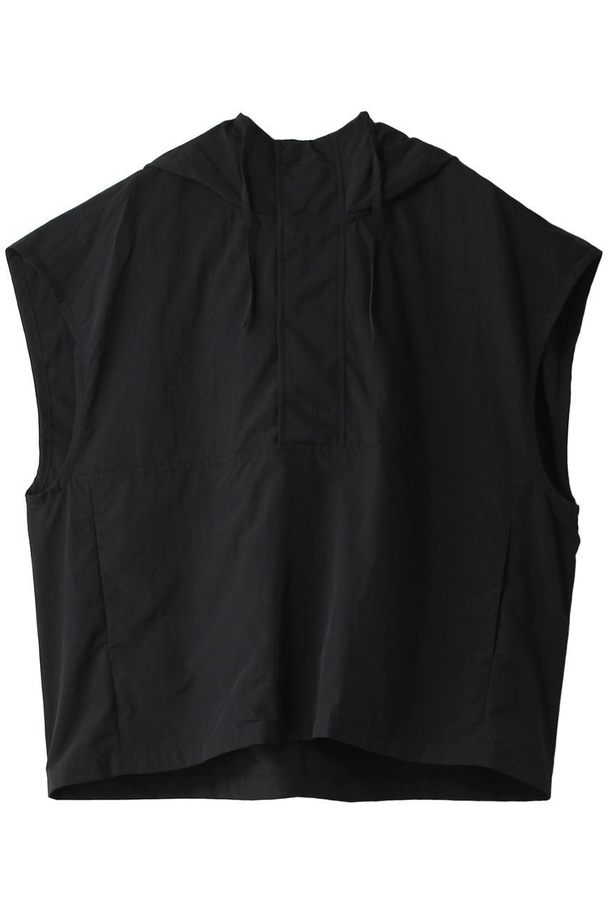 【ミディウミソリッド/MIDIUMISOLID】のhooded vest ベスト インテリア・キッズ・メンズ・レディースファッション・服の通販 founy(ファニー) 　ファッション　Fashion　レディースファッション　WOMEN　アウター　Coat Outerwear　ジャケット　Jackets　ジャケット　Jacket　スポーティ　Sporty　トレンド　Trend　フレア　Flare　ベスト　Vest　ボトム　Bottom　ミックス　Mix　ワイド　Wide　black|ID: prp329100003625445 ipo3291000000023826485