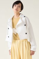 【マルティニーク/martinique】のショートトレンチ 人気、トレンドファッション・服の通販 founy(ファニー) ファッション Fashion レディースファッション Fashion for Women アウター Coat / Outerwear Collection コート・ロングコート・ピーコート Long Coats, Peacoats & More おすすめ Recommended / Our Picks クラシカル Classical, Vintage-Inspired クラシック Classic, Timeless Style クロップド Cropped, Short Length コンパクト Compact, Small Size ショート Short, Short Length スマート Smart, Elegant トレンチ Trench, Trench Coat フラップ Flap, Flap Pocket フロント Front, Front Design モダン Modern, Contemporary エレガント 上品 Elegant 再入荷 Restock / Back in Stock |ID:prp329100003625492