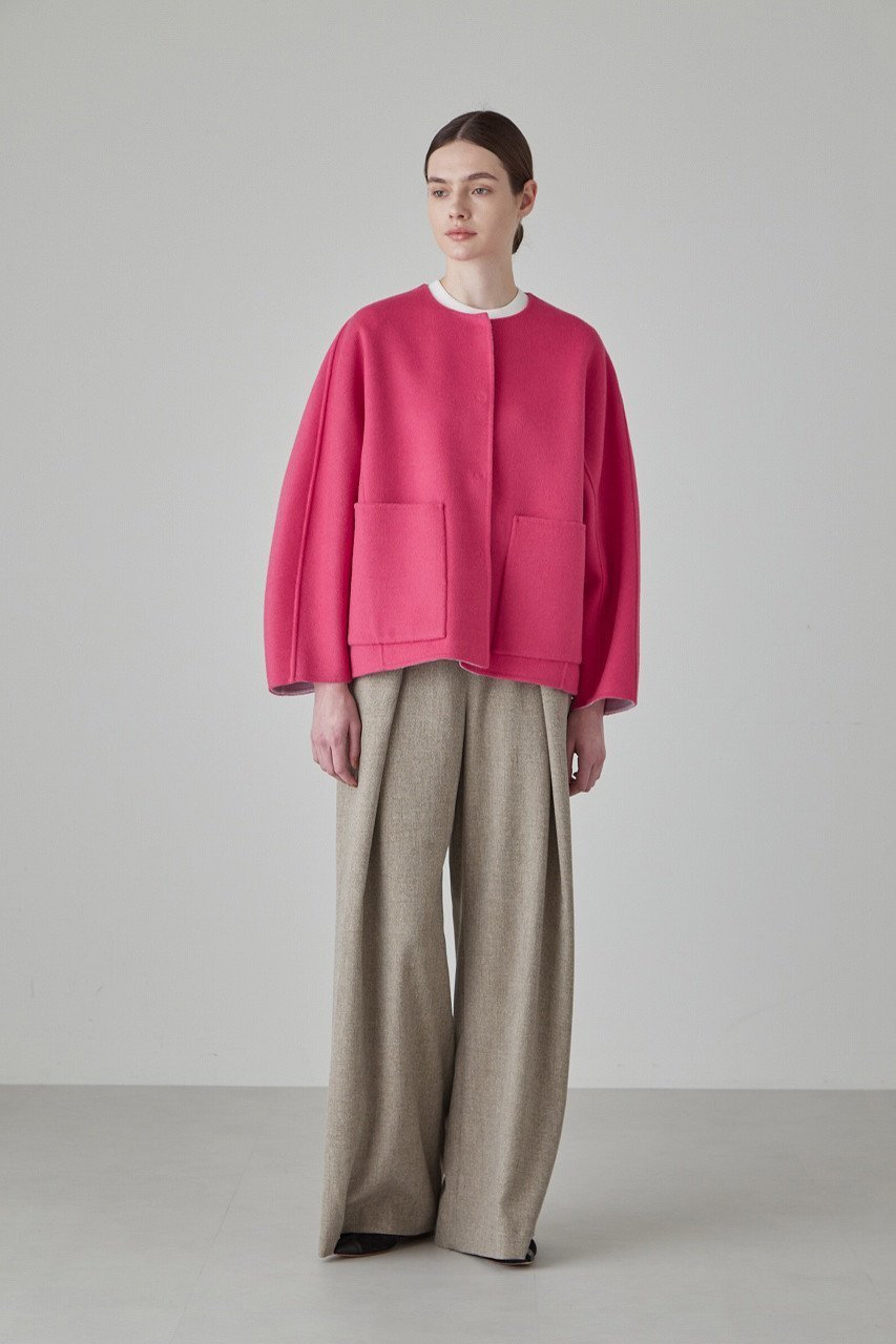 【アドーア/ADORE】のカシミヤ混2TONEリバージャケット 人気、トレンドファッション・服の通販 founy(ファニー) 　ファッション　Fashion　レディースファッション　Fashion for Women　アウター　Coat / Outerwear Collection　レディースジャケット・軽アウター　Jackets　なめらか　Smooth, Silky Texture　カッティング　Cutting Detail　ショルダー　Shoulder, Shoulder Strap　ジャケット　Jacket, Outerwear　ドロップ　Drop Shoulder, Dropped Style　パッチ　Patch, Appliqué　ポケット　Pocket, Pocket Detail　リバーシブル　Reversible, Two-Sided　別注　Limited Edition, Custom Order　定番　Standard, Basic Item　other-3|ID: prp329100003625593 ipo3291000000032964382