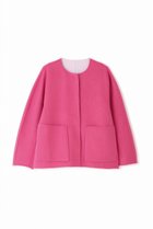【アドーア/ADORE】のカシミヤ混 2TONE リバージャケット ピンク|ID: prp329100003625593 ipo3291000000034336653