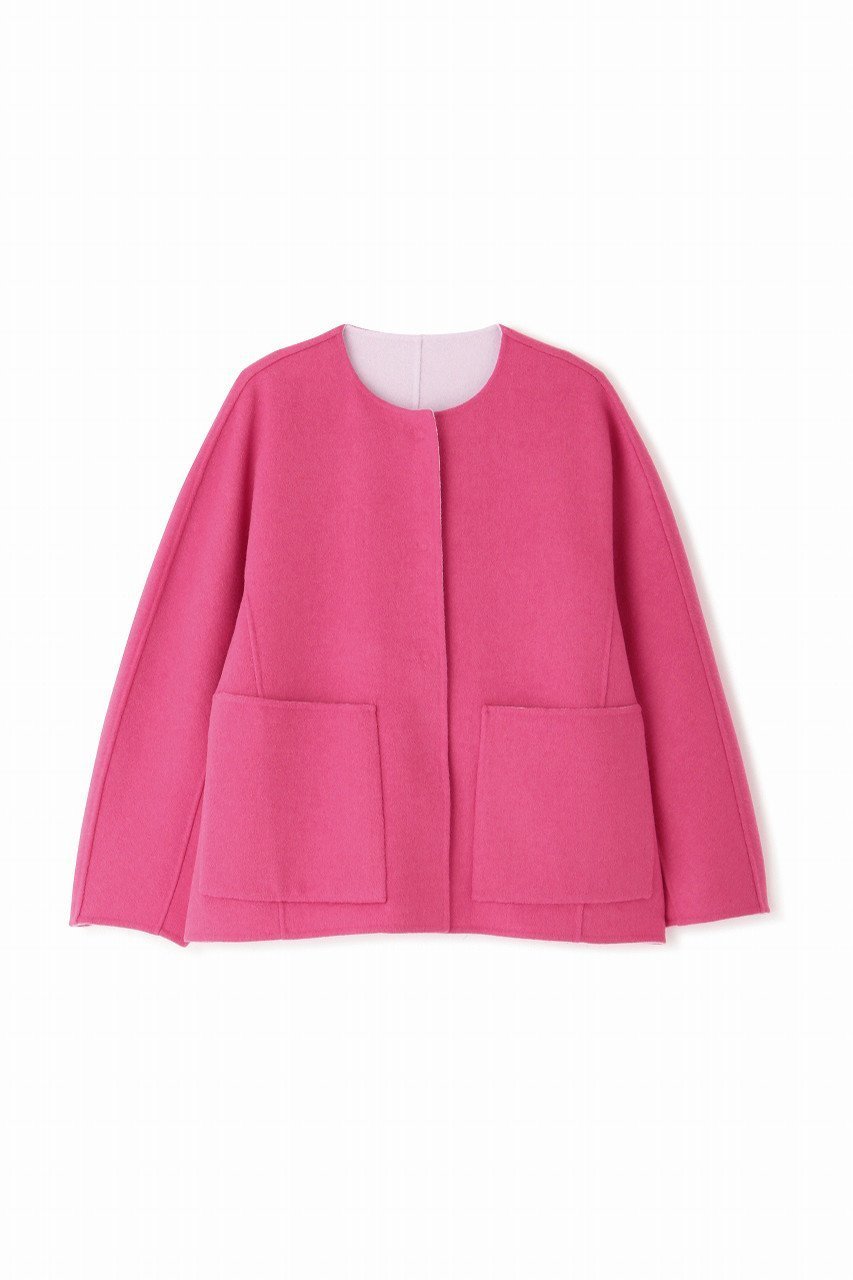 【アドーア/ADORE】のカシミヤ混 2TONE リバージャケット インテリア・キッズ・メンズ・レディースファッション・服の通販 founy(ファニー) ファッション Fashion レディースファッション Fashion for Women アウター Coat / Outerwear Collection レディースジャケット・軽アウター Jackets なめらか Smooth, Silky Texture カッティング Cutting Detail ショルダー Shoulder, Shoulder Strap ジャケット Jacket, Outerwear ドロップ Drop Shoulder, Dropped Style パッチ Patch, Appliqué ポケット Pocket, Pocket Detail リバーシブル Reversible, Two-Sided 別注 Limited Edition, Custom Order 定番 Standard, Basic Item ピンク|ID: prp329100003625593 ipo3291000000034336653
