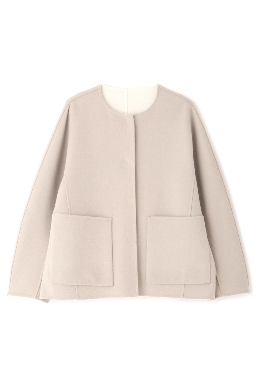 【アドーア/ADORE】のカシミヤ混 2TONE リバージャケット インテリア・キッズ・メンズ・レディースファッション・服の通販 founy(ファニー) ファッション Fashion レディースファッション Fashion for Women アウター Coat / Outerwear Collection レディースジャケット・軽アウター Jackets なめらか Smooth, Silky Texture カッティング Cutting Detail ショルダー Shoulder, Shoulder Strap ジャケット Jacket, Outerwear ドロップ Drop Shoulder, Dropped Style パッチ Patch, Appliqué ポケット Pocket, Pocket Detail リバーシブル Reversible, Two-Sided 別注 Limited Edition, Custom Order 定番 Standard, Basic Item ベージュ|ID: prp329100003625593 ipo3291000000035587324