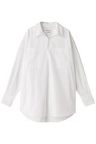 【ポステレガント/POSTELEGANT】のFine Cotton プルオーバーポケットシャツ ホワイト|ID:prp329100003625742