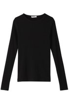 【クラネ/CLANE】のBASIC RIB CUT TOPS/カットソー 人気、トレンドファッション・服の通販 founy(ファニー) ファッション Fashion レディースファッション Fashion for Women トップス・カットソー Cut & Sew Tops シャツ・ブラウス・オフィスカジュアル Elegant Blouses & Button-Ups ロングTシャツ・Tシャツ Longline T-Shirts & Tees カットソー・ベーシックTシャツ Cut-and-Sewn Tops / Stretch Tees & Basics カットソー Cut and Sewn Top スリーブ Sleeve, Long Sleeve / Short Sleeve フィット Fit, Slim Fit ベーシック Basic, Essential ロング Long, Long-Length A/W・秋冬 Autumn/Winter thumbnail BLACK|ID: prp329100003625834 ipo3291000000032847895