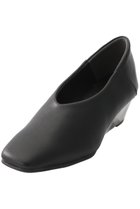 【リムアーク/RIM.ARK】のAngled heel square shoes/シューズ ブラック|ID:prp329100003625894