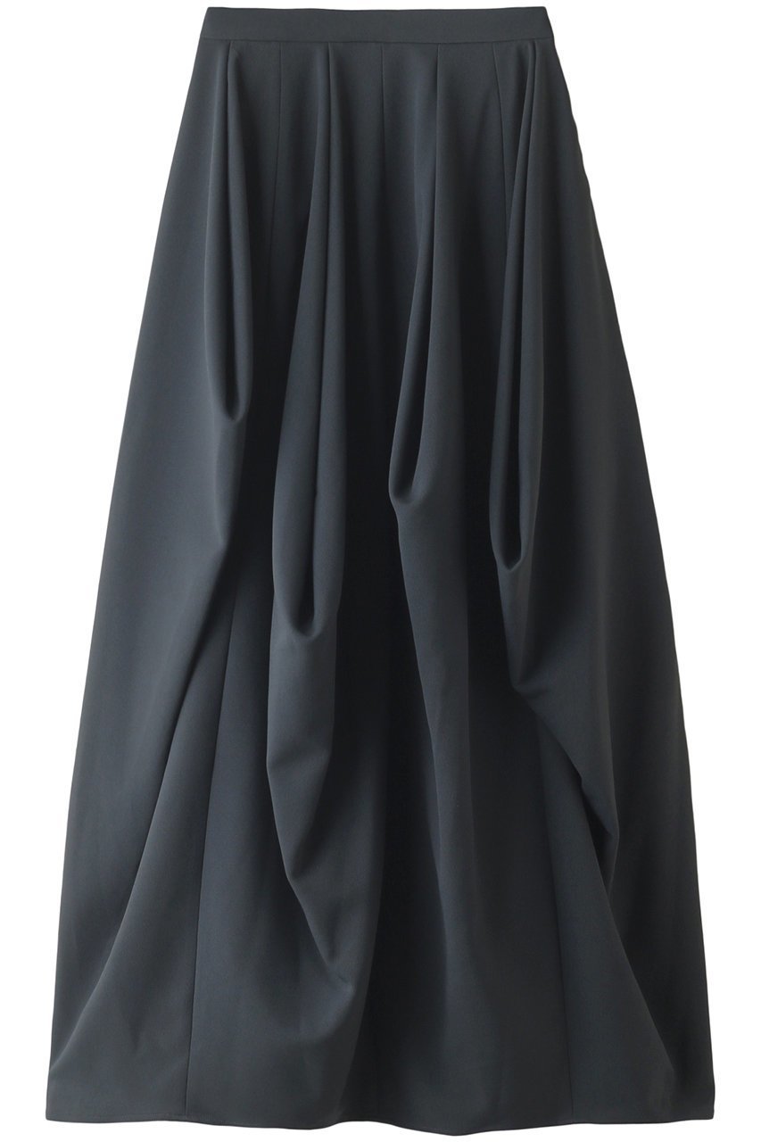 【リムアーク/RIM.ARK】のTuck drape SK/スカート インテリア・キッズ・メンズ・レディースファッション・服の通販 founy(ファニー) 　ファッション　Fashion　レディースファッション　Fashion for Women　スカート　Skirts　ロングスカート　Long Skirts / Maxi & Midi Skirts　オケージョン　Occasion Wear　ダブル　Double, Double-Breasted　ドレープ　Drape, Draping Fabric　ランダム　Random, Irregular　ロング　Long, Long-Length　ダークブルー|ID: prp329100003625897 ipo3291000000032823094