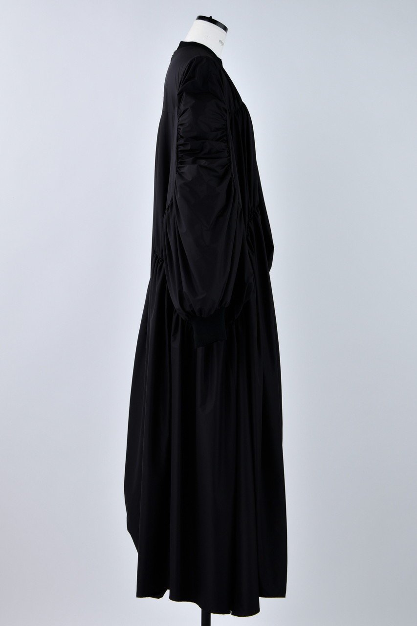 【ナゴンスタンス/nagonstans】のナイロンタフタ ギャザースリーブ DRS/ドレス 人気、トレンドファッション・服の通販 founy(ファニー) 　ファッション　Fashion　レディースファッション　Fashion for Women　ワンピース　Dresses　フォーマル・パーティードレス・結婚式用ドレス　Elegant & Casual Dresses　チュニック　Tunic Tops & Dresses　アシンメトリー　Asymmetrical Style　ギャザー　Gathered, Ruffled　ストレッチ　Stretch, Stretchy Fabric　スリーブ　Sleeve, Long Sleeve / Short Sleeve　タフタ　Taffeta, Structured Fabric　チュニック　Tunic, Long Top　ドレス　Dress, One-Piece　ロング　Long, Long-Length　軽量　Lightweight, Ultra Light　other-4|ID: prp329100003625905 ipo3291000000036070365