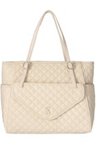 【スティーブマデン/STEVE MADDEN】のBVIBRATO サイドポケット付きキルティングトートバッグ アイボリー|ID: prp329100003625994 ipo3291000000032796335