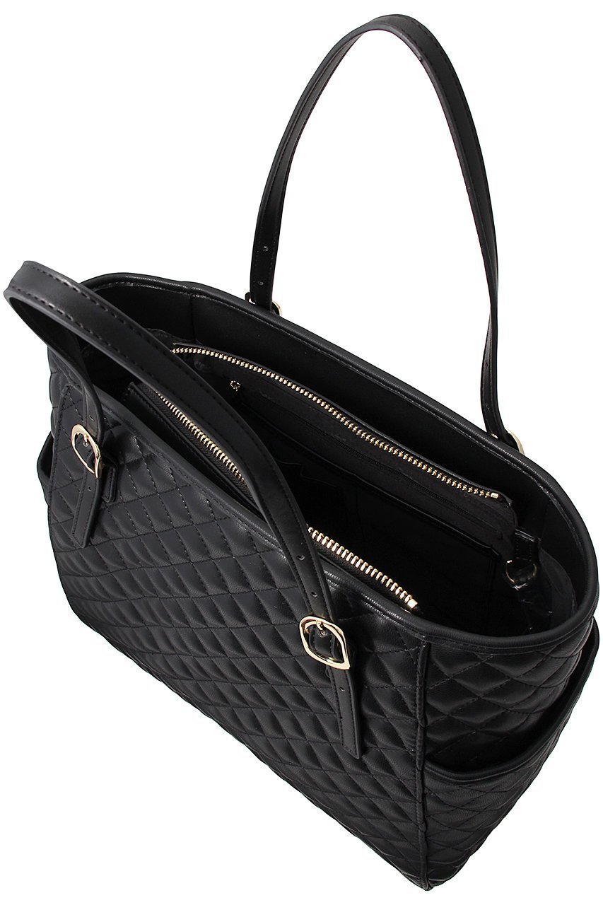 【スティーブマデン/STEVE MADDEN】のBVIBRATO サイドポケット付きキルティングトートバッグ 人気、トレンドファッション・服の通販 founy(ファニー) 　ファッション　Fashion　レディースファッション　Fashion for Women　バッグ　Bags　おすすめ　Recommended / Our Picks　キルティング　Quilted, Quilting　スタイリッシュ　Stylish, Fashionable　フラップ　Flap, Flap Pocket　ポケット　Pocket, Pocket Detail　リュクス　Luxury, Elegant, High-End, Chic　ビジネス 仕事 通勤　Business / Work / Commuting　other-5|ID: prp329100003625994 ipo3291000000032796348