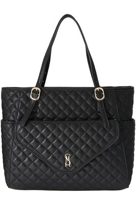 【スティーブマデン/STEVE MADDEN】 BVIBRATO サイドポケット付きキルティングトートバッグ人気、トレンドファッション・服の通販 founy(ファニー) ファッション Fashion レディースファッション Fashion for Women バッグ Bags おすすめ Recommended / Our Picks キルティング Quilted, Quilting スタイリッシュ Stylish, Fashionable フラップ Flap, Flap Pocket ポケット Pocket, Pocket Detail リュクス Luxury, Elegant, High-End, Chic ビジネス 仕事 通勤 Business / Work / Commuting |ID:prp329100003625994