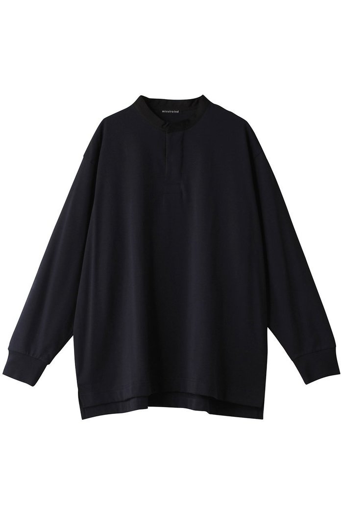 【ミズイロ インド/mizuiro ind】のstand collar rugby tunic チュニック インテリア・キッズ・メンズ・レディースファッション・服の通販 founy(ファニー) https://founy.com/ ファッション Fashion レディースファッション Fashion for Women ワンピース Dresses チュニック Tunic Tops & Dresses サテン Satin, Glossy Fabric シンプル Simple, Minimal スタンド Stand Collar, Upright Stand チュニック Tunic, Long Top |ID: prp329100003626031 ipo3291000000032901636