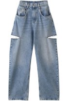 【メゾン マルジェラ/MAISON MARGIELA】の5ポケットスラッシュディテールデニムパンツ 人気、トレンドファッション・服の通販 founy(ファニー) ファッション Fashion レディースファッション Fashion for Women パンツ Pants & Trousers デニムパンツ・ジーンズ・美脚デニム Denim Jeans & Pants デニム Denim, Jeans Material トレンド Trend, Trending Now 定番 Standard, Basic Item thumbnail ブルー|ID: prp329100003626071 ipo3291000000035401953