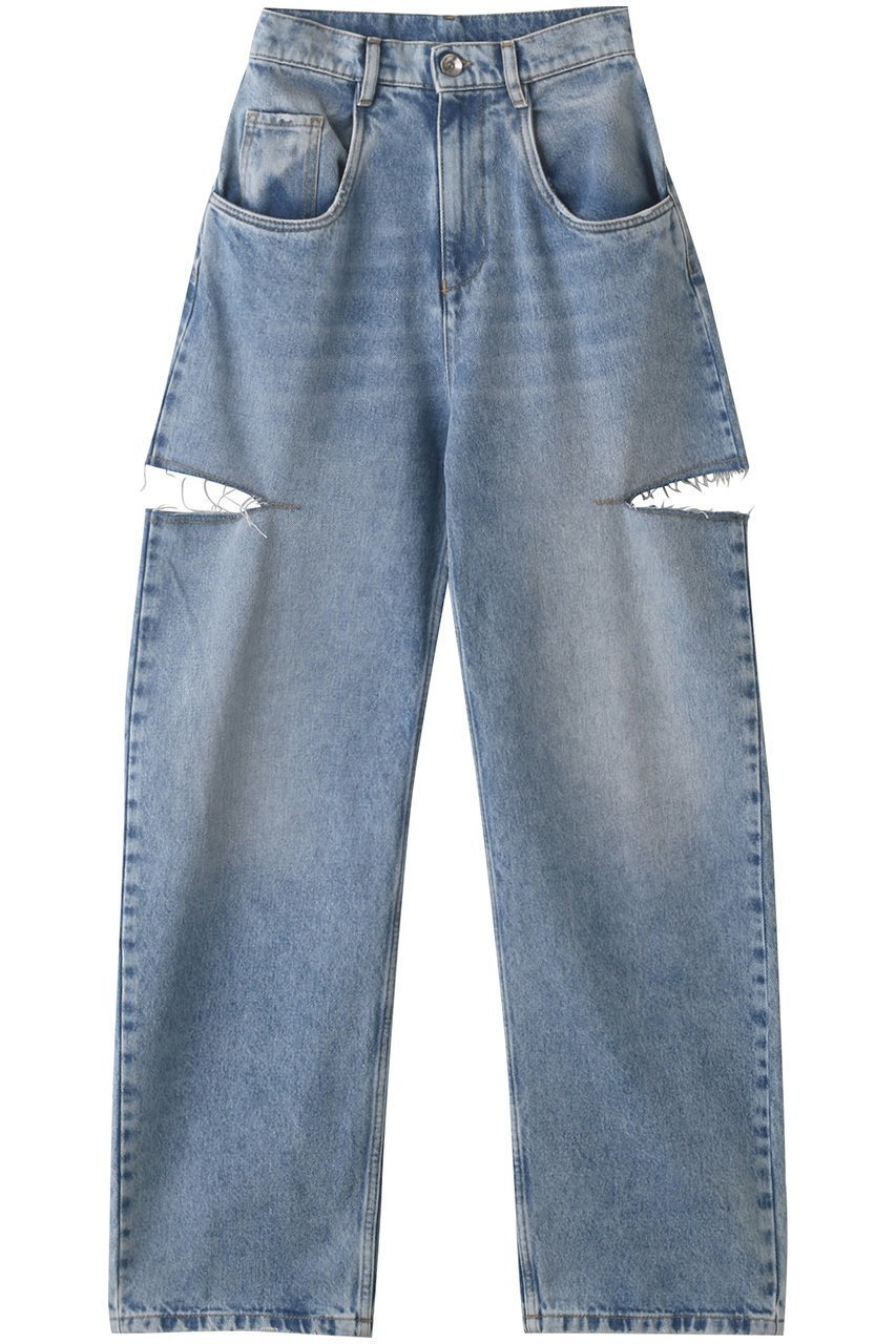 【メゾン マルジェラ/MAISON MARGIELA】の5ポケットスラッシュディテールデニムパンツ インテリア・キッズ・メンズ・レディースファッション・服の通販 founy(ファニー) 　ファッション　Fashion　レディースファッション　Fashion for Women　パンツ　Pants & Trousers　デニムパンツ・ジーンズ・美脚デニム　Denim Jeans & Pants　デニム　Denim, Jeans Material　トレンド　Trend, Trending Now　定番　Standard, Basic Item　ブルー|ID: prp329100003626071 ipo3291000000035401953