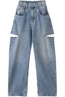 【メゾン マルジェラ/MAISON MARGIELA】の5ポケットスラッシュディテールデニムパンツ 人気、トレンドファッション・服の通販 founy(ファニー) ファッション Fashion レディースファッション Fashion for Women パンツ Pants & Trousers デニムパンツ・ジーンズ・美脚デニム Denim Jeans & Pants デニム Denim, Jeans Material トレンド Trend, Trending Now 定番 Standard, Basic Item |ID:prp329100003626071