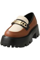 【スティーブマデン/STEVE MADDEN】のMOTORIDE 厚底チェーンローファー ブラウン|ID: prp329100003626092 ipo3291000000023829160