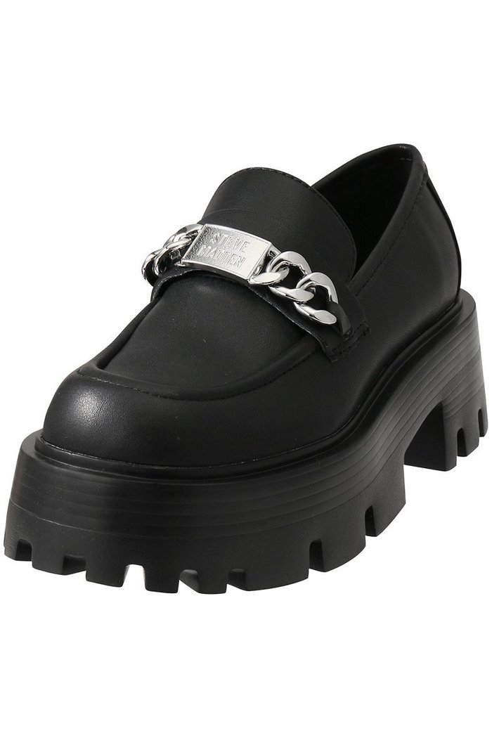 【スティーブマデン/STEVE MADDEN】のMOTORIDE 厚底チェーンローファー インテリア・キッズ・メンズ・レディースファッション・服の通販 founy(ファニー) https://founy.com/ ファッション Fashion レディースファッション Fashion for Women おすすめ Recommended / Our Picks シューズ Shoes, Footwear スタイリッシュ Stylish, Fashionable ソックス Socks, Hosiery チェーン Chain, Chain Strap フォルム Silhouette, Form フラット Flat, Flat Shoes マキシ Maxi, Full Length 厚底 Platform Shoes A/W・秋冬 Autumn/Winter |ID: prp329100003626092 ipo3291000000036692086