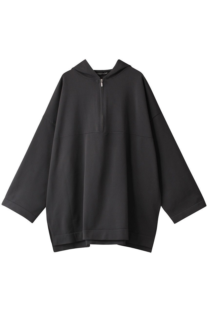 【ミズイロ インド/mizuiro ind】のhooded tunic PO プルオーバー インテリア・キッズ・メンズ・レディースファッション・服の通販 founy(ファニー) 　ファッション　Fashion　レディースファッション　WOMEN　トップス・カットソー　Tops/Tshirt　シャツ/ブラウス　Shirts/Blouses　パーカ　Sweats　ロング / Tシャツ　T-Shirts　プルオーバー　Pullover　スウェット　Sweat　カットソー　Cut and Sewn　おすすめ　Recommend　ジップ　Zip　gray|ID: prp329100003628138 ipo3291000000023841693