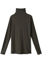 【マリリンムーン/MARILYN MOON】の【WALANCE】コットンカシミアハイネックカットソー セージブラック|ID: prp329100003628179 ipo3291000000036149837