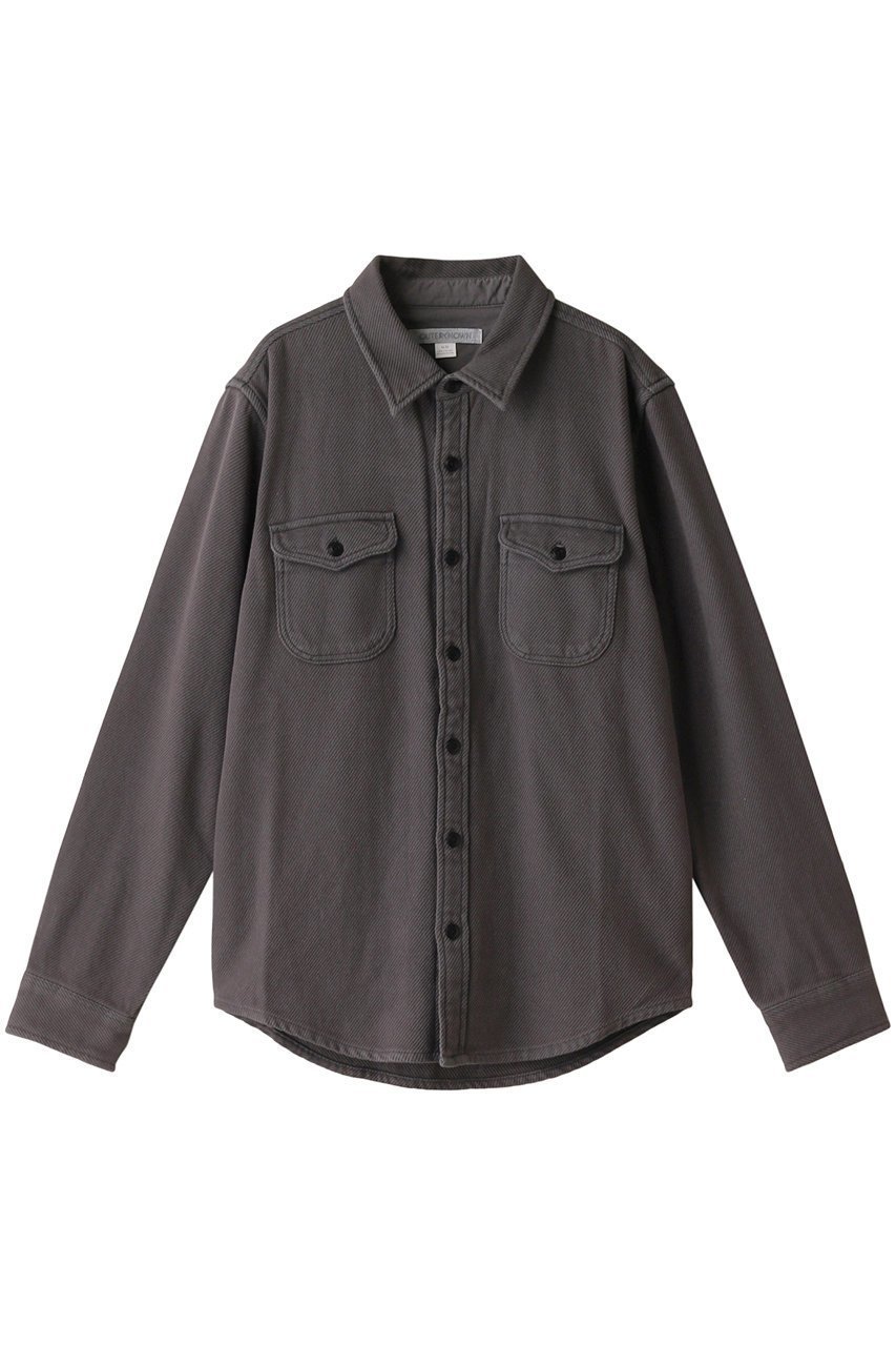 【アウターノウン/OUTERKNOWN / MEN】の【MEN】CHROMA BLANKET SHIRT コットンツイル シャツ インテリア・キッズ・メンズ・レディースファッション・服の通販 founy(ファニー) ファッション Fashion メンズファッション Fashion for Men アウトドア Outdoor Clothing カリフォルニア California, Cali Style スリーブ Sleeve, Long Sleeve / Short Sleeve ロング Long, Long-Length 羽織 Haori, Light Jacket ブラック|ID: prp329100003628242 ipo3291000000035368659