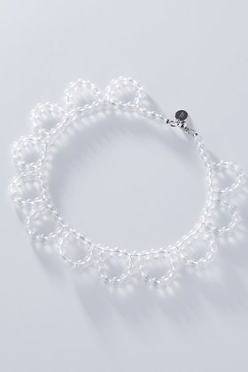 【アデルビジュー  ポップ/POP ADER bijoux】のLouise little glass beads frill ネックレス 人気、トレンドファッション・服の通販 founy(ファニー) ファッション Fashion レディースファッション Fashion for Women ジュエリー Jewelry ネックレス Necklaces & Pendants アクセサリー Fashion Accessories シンプル Simple, Minimal ネックレス Necklace, Pendant Necklace フランス France, French フリル Frill, Ruffle モチーフ Motif, Design Theme |ID:prp329100003630112