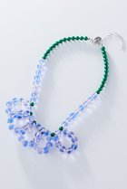 【アデルビジュー ポップ/ADER bijoux POP】のEmma glass beads frill ネックレス ブルー×グリーン|ID: prp329100003630113 ipo3291000000023856852