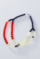 【アデルビジュー  ポップ/POP ADER bijoux / KIDS】の【KIDS】Jeanne disk beads trico ネックレス 人気、トレンドファッション・服の通販 founy(ファニー) ファッション Fashion キッズファッション Fashion for Kids アクセサリー Fashion Accessories ガラス Glass, Glassware ネックレス Necklace, Pendant Necklace フランス France, French モチーフ Motif, Design Theme ヴィンテージ Vintage Style thumbnail レッド×ネイビー|ID: prp329100003630115 ipo3291000000036246695