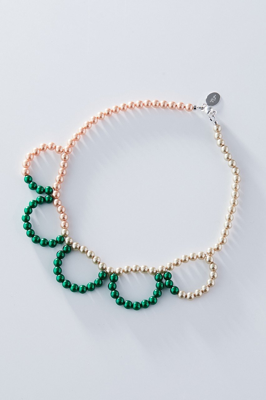【アデルビジュー  ポップ/POP ADER bijoux / KIDS】の【KIDS】Juliette fancy pearl coller ネックレス グリーン×ピンク F 人気、トレンドファッション・服の通販 founy(ファニー) 　ファッション　Fashion　キッズファッション　Fashion for Kids　アクセサリー　Fashion Accessories　ネックレス　Necklace, Pendant Necklace　パール　Pearl, Pearl Accent　モチーフ　Motif, Design Theme　 other-1|ID: prp329100003630119 ipo3291000000036246551