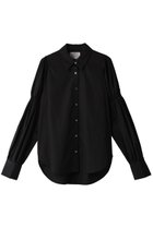 【ミディウミソリッド/MIDIUMISOLID】のarm volume sleeve shirt シャツ 人気、トレンドファッション・服の通販 founy(ファニー) ファッション Fashion レディースファッション WOMEN トップス・カットソー Tops/Tshirt シャツ/ブラウス Shirts/Blouses ボリュームスリーブ / フリル袖 Volume Sleeve スリーブ Sleeve トレンド Trend ロング Long thumbnail black|ID: prp329100003633620 ipo3291000000029988798