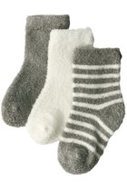 【ベアフットドリームス/BAREFOOT DREAMS / KIDS】の【BABY】コージーシックライト ソックス3枚セット ブルー F 人気、トレンドファッション・服の通販 founy(ファニー) ファッション Fashion キッズファッション Fashion for Kids おすすめ Recommended / Our Picks なめらか Smooth, Silky Texture ギフト プレゼント Gift / Present シューズ Shoes, Footwear ソックス Socks, Hosiery ブランケット Blanket, Throw Blanket ベビー Baby, Babywear 冬 Winter / This Winter 夏 Summer 定番 Standard, Basic Item thumbnail グレー|ID: prp329100003635434 ipo3291000000036246703