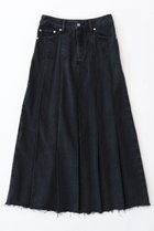 【メゾンスペシャル/MAISON SPECIAL】のPleated Denim Skirt /プリーツデニムスカート BLK(ブラック)|ID: prp329100003637815 ipo3291000000023900808