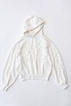 【メゾンスペシャル/MAISON SPECIAL】のSlash Cut Design Sweat Hoodie/スラッシュカットスウェットフーディー WHT(ホワイト)|ID:prp329100003637827