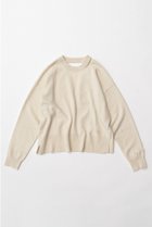 【メゾンスペシャル/MAISON SPECIAL】のCashmere Blend Merino Wool Pullover Knit Wear/カシミヤブレンドメリノウールニットプルオーバー WHT(ホワイト)|ID:prp329100003637845