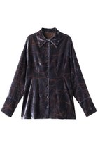 【メゾンスペシャル/MAISON SPECIAL】のBurn Out Handout Velvet Shirt/オパールベルベットシャツ GRY(グレー)|ID:prp329100003637848