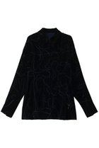 【メゾンスペシャル/MAISON SPECIAL】のBurn Out Handout Velvet Shirt/オパールベルベットシャツ BLK(ブラック)|ID:prp329100003637848