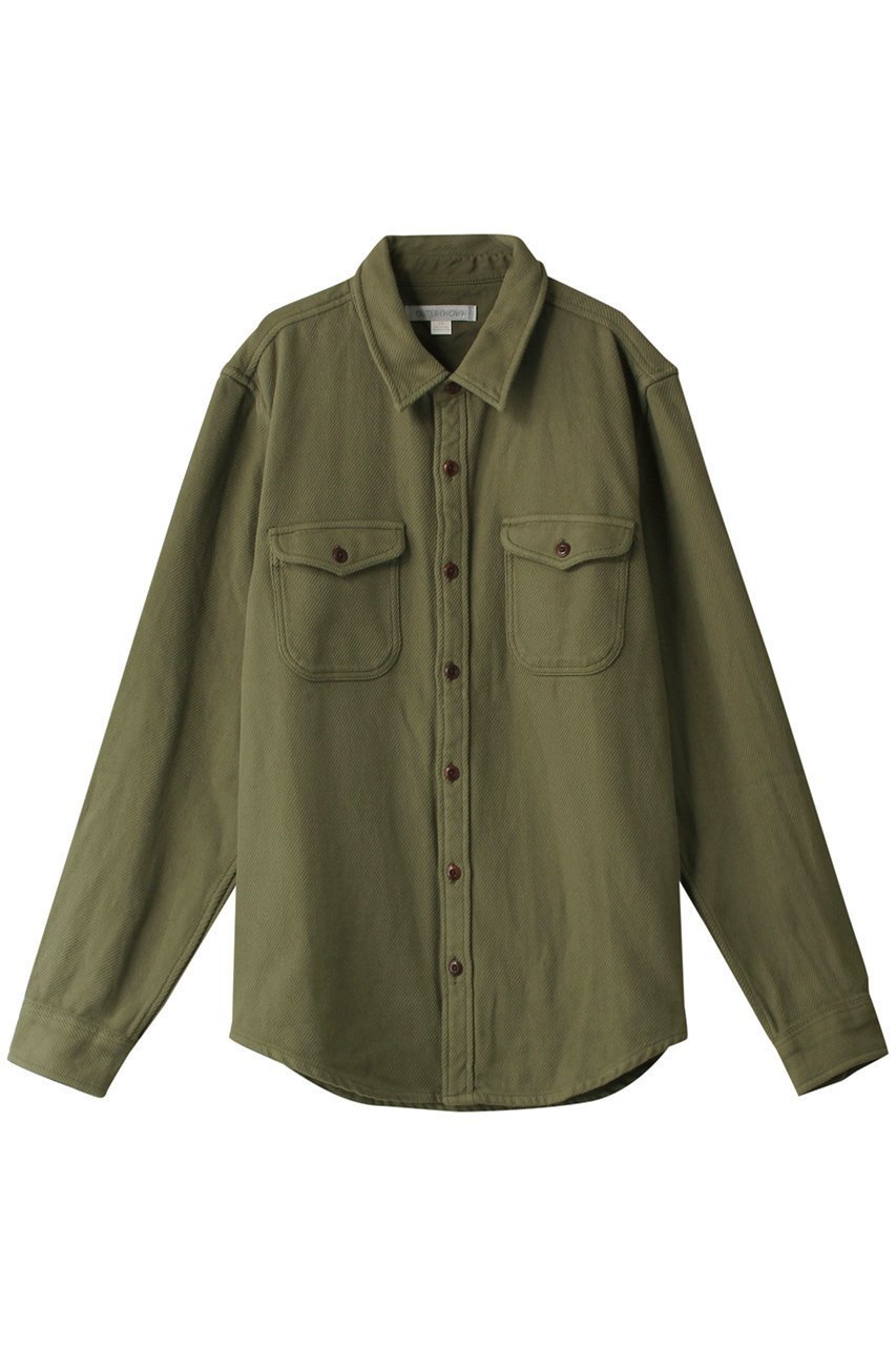【アウターノウン/OUTERKNOWN / MEN】の【MEN】BLANKET SHIRT コットンツイル シャツ インテリア・キッズ・メンズ・レディースファッション・服の通販 founy(ファニー) 　ファッション　Fashion　メンズファッション　Fashion for Men　カリフォルニア　California, Cali Style　シンプル　Simple, Minimal　スリーブ　Sleeve, Long Sleeve / Short Sleeve　ブランケット　Blanket, Throw Blanket　ロング　Long, Long-Length　定番　Standard, Basic Item　オリーブ|ID: prp329100003640389 ipo3291000000035368641