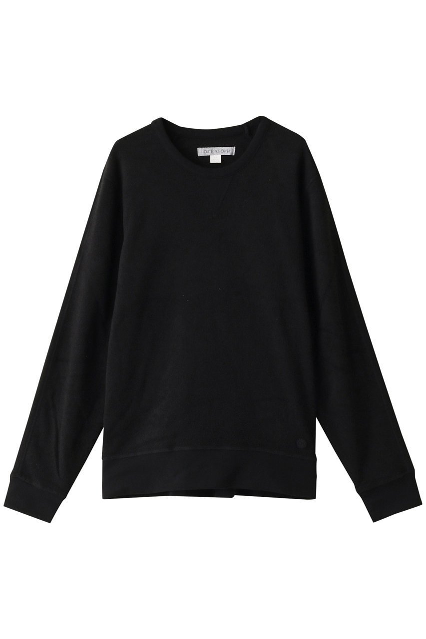 【アウターノウン/OUTERKNOWN / MEN】の【MEN】HIGHTIDE クルーネック パイルプルオーバー インテリア・キッズ・メンズ・レディースファッション・服の通販 founy(ファニー) 　ファッション　Fashion　メンズファッション　Fashion for Men　トップス・カットソー　Cut & Sew Tops　メンズシャツ　Shirts　アウトドア　Outdoor Clothing　スリーブ　Sleeve, Long Sleeve / Short Sleeve　ベーシック　Basic, Essential　ロング　Long, Long-Length　ブラック|ID: prp329100003640390 ipo3291000000032870004