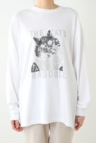 【ウィムガゼット/Whim Gazette】のCAT ロンTEE オフホワイト|ID: prp329100003640421 ipo3291000000023915198
