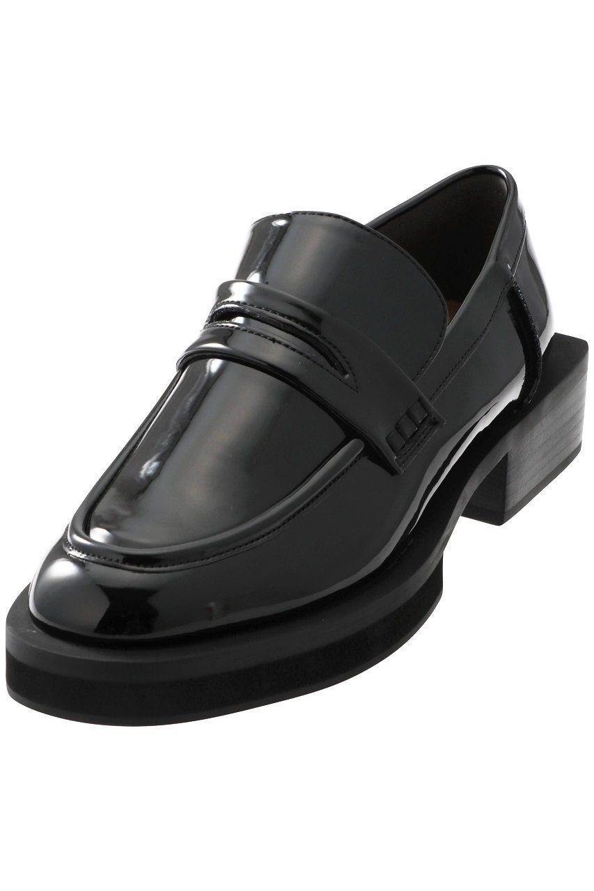 【ダニエラ アンド ジェマ/Daniella & GEMMA】の【Gina×Daniella&GEMMA】【レイン対応】ブラックローファー インテリア・キッズ・メンズ・レディースファッション・服の通販 founy(ファニー) 　ファッション　Fashion　レディースファッション　Fashion for Women　シューズ　Shoes, Footwear　シンプル　Simple, Minimal　スクエア　Square, Square Shape　フラット　Flat, Flat Shoes　レイン　Rain, Rainproof　犬　Dog　雑誌　Magazine, Fashion Magazine　ブラックエナメル|ID: prp329100003640433 ipo3291000000036036671