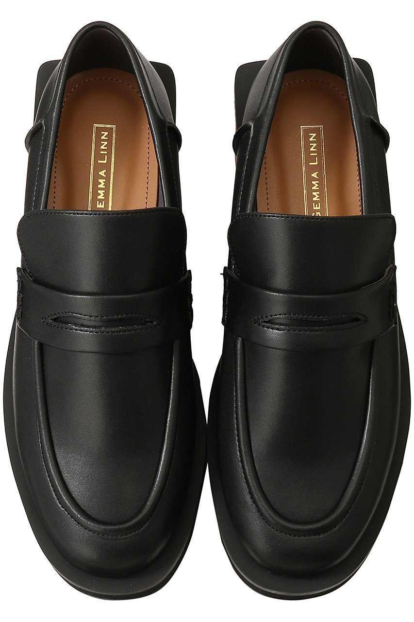 【ダニエラ アンド ジェマ/Daniella & GEMMA】の【Gina×Daniella&GEMMA】【レイン対応】ブラックローファー 人気、トレンドファッション・服の通販 founy(ファニー) 　ファッション　Fashion　レディースファッション　Fashion for Women　シューズ　Shoes, Footwear　シンプル　Simple, Minimal　スクエア　Square, Square Shape　フラット　Flat, Flat Shoes　レイン　Rain, Rainproof　犬　Dog　雑誌　Magazine, Fashion Magazine　other-4|ID: prp329100003640433 ipo3291000000036036679