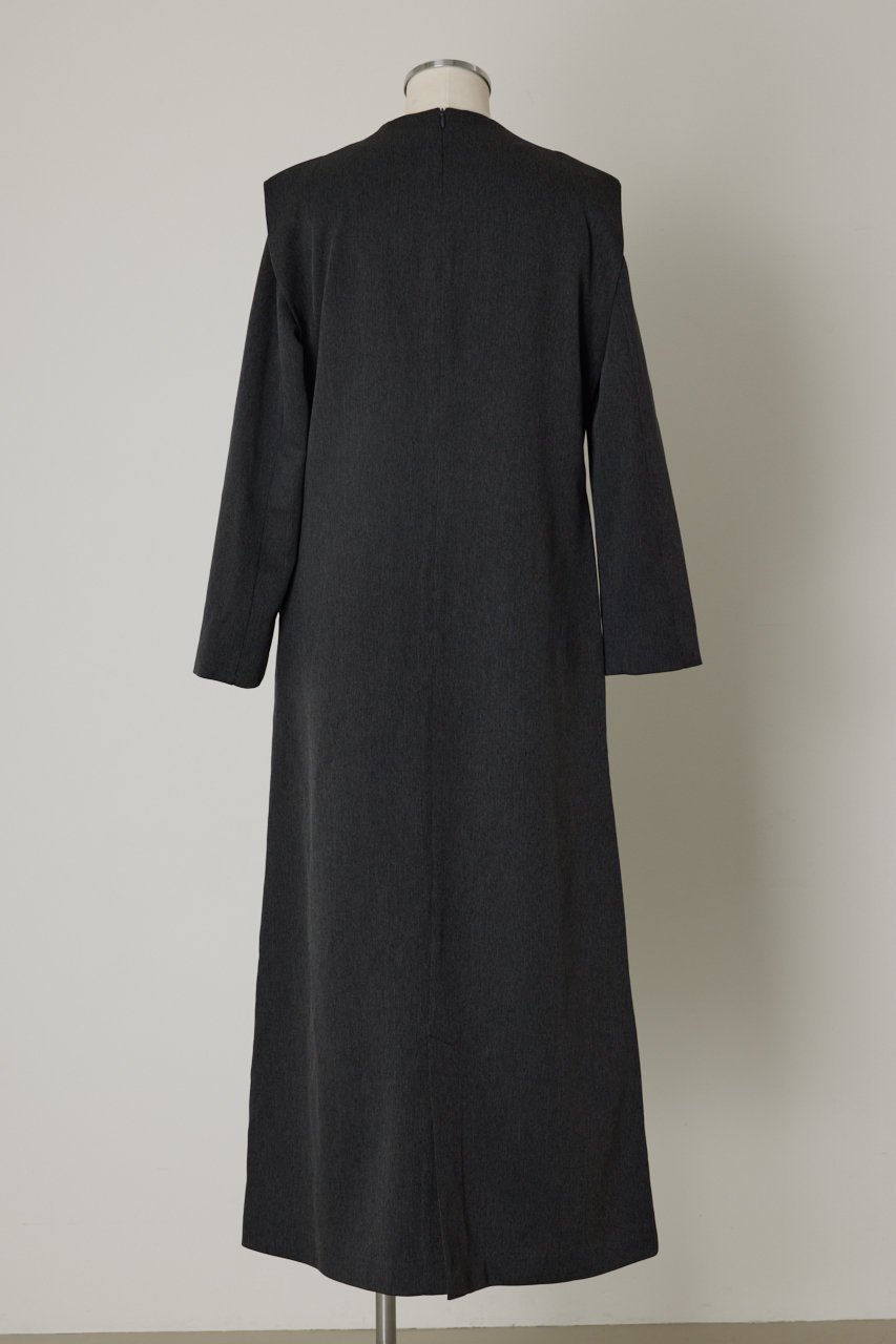 【リムアーク/RIM.ARK】のV neck straight OP/ワンピース 人気、トレンドファッション・服の通販 founy(ファニー) 　ファッション　Fashion　レディースファッション　Fashion for Women　ワンピース　Dresses　チュニック　Tunic Tops & Dresses　スタイリッシュ　Stylish, Fashionable　ストレート　Straight, Straight Cut　チュニック　Tunic, Long Top　ロング　Long, Long-Length　other-6|ID: prp329100003640478 ipo3291000000032888068