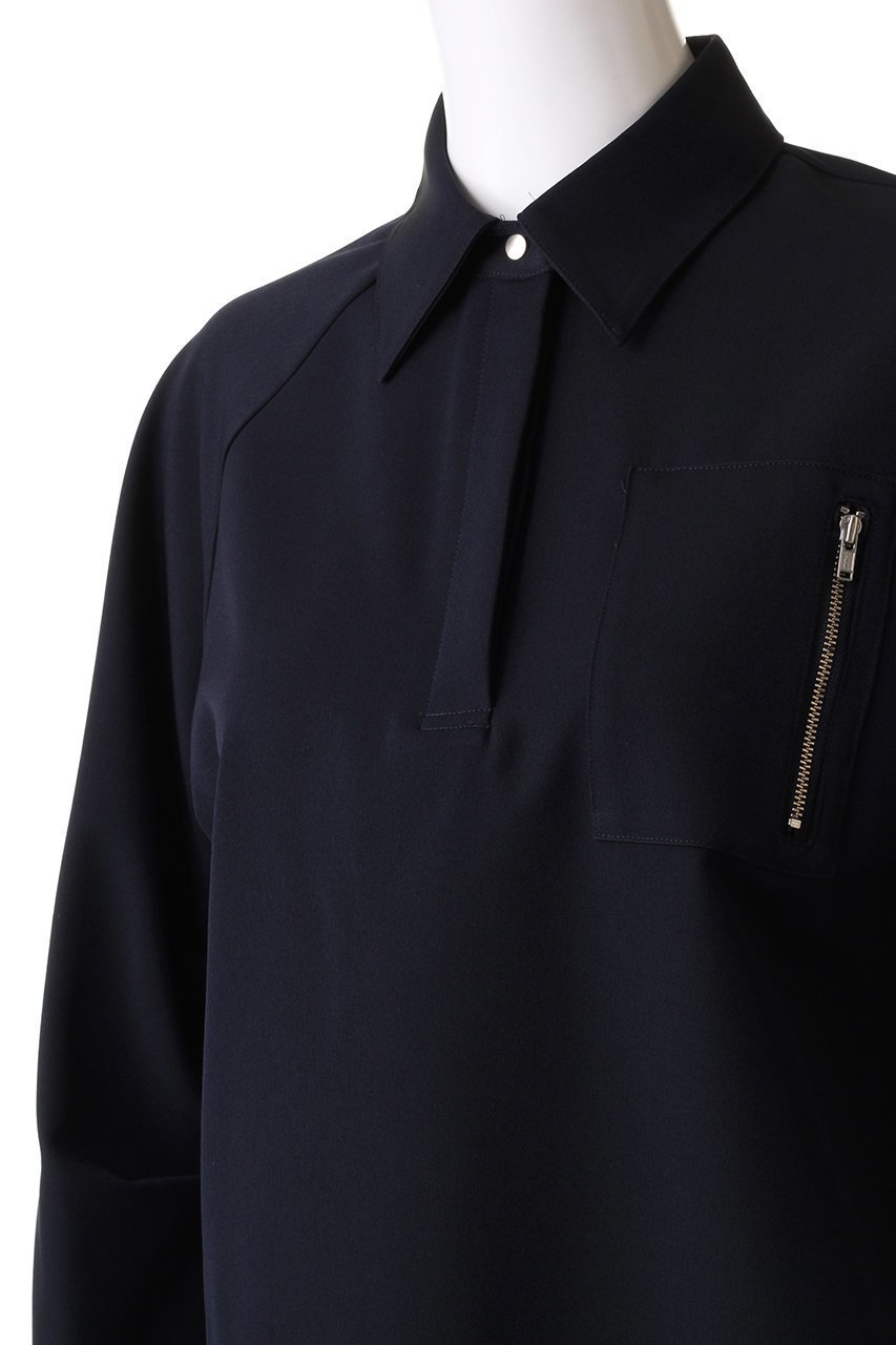 【リムアーク/RIM.ARK】のSleeve tuck asymmetry tops/トップス 人気、トレンドファッション・服の通販 founy(ファニー) ファッション Fashion レディースファッション Fashion for Women トップス・カットソー Cut & Sew Tops シャツ・ブラウス・オフィスカジュアル Elegant Blouses & Button-Ups コンパクト Compact, Small Size ストレッチ Stretch, Stretchy Fabric スリーブ Sleeve, Long Sleeve / Short Sleeve ポケット Pocket, Pocket Detail マニッシュ Mannish, Boyish ロング Long, Long-Length other-5|ID: prp329100003640482 ipo3291000000032885554