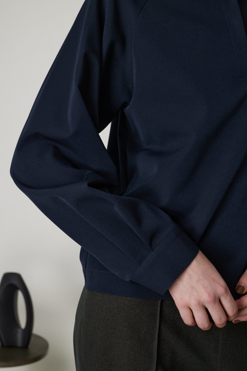 【リムアーク/RIM.ARK】のSleeve tuck asymmetry tops/トップス 人気、トレンドファッション・服の通販 founy(ファニー) ファッション Fashion レディースファッション Fashion for Women トップス・カットソー Cut & Sew Tops シャツ・ブラウス・オフィスカジュアル Elegant Blouses & Button-Ups コンパクト Compact, Small Size ストレッチ Stretch, Stretchy Fabric スリーブ Sleeve, Long Sleeve / Short Sleeve ポケット Pocket, Pocket Detail マニッシュ Mannish, Boyish ロング Long, Long-Length other-8|ID: prp329100003640482 ipo3291000000032885565