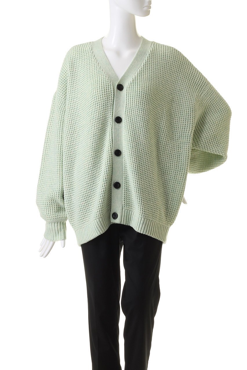 【リムアーク/RIM.ARK】のCombination knit CD/カーディガン 人気、トレンドファッション・服の通販 founy(ファニー) 　ファッション　Fashion　レディースファッション　Fashion for Women　トップス・カットソー　Cut & Sew Tops　ニット　Knit Tops & Sweaters　カーディガン・羽織り　Layered Style Cardigans　カーディガン　Cardigan, Knitwear　マニッシュ　Mannish, Boyish　ミックス　Mix, Mixed Style　ワッフル　Waffle, Waffle Knit　冬　Winter / This Winter　畦　Ribbed Knit　other-2|ID: prp329100003640483 ipo3291000000032962280
