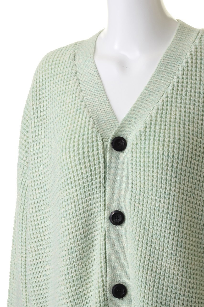 【リムアーク/RIM.ARK】のCombination knit CD/カーディガン 人気、トレンドファッション・服の通販 founy(ファニー) 　ファッション　Fashion　レディースファッション　Fashion for Women　トップス・カットソー　Cut & Sew Tops　ニット　Knit Tops & Sweaters　カーディガン・羽織り　Layered Style Cardigans　カーディガン　Cardigan, Knitwear　マニッシュ　Mannish, Boyish　ミックス　Mix, Mixed Style　ワッフル　Waffle, Waffle Knit　冬　Winter / This Winter　畦　Ribbed Knit　other-5|ID: prp329100003640483 ipo3291000000032962291