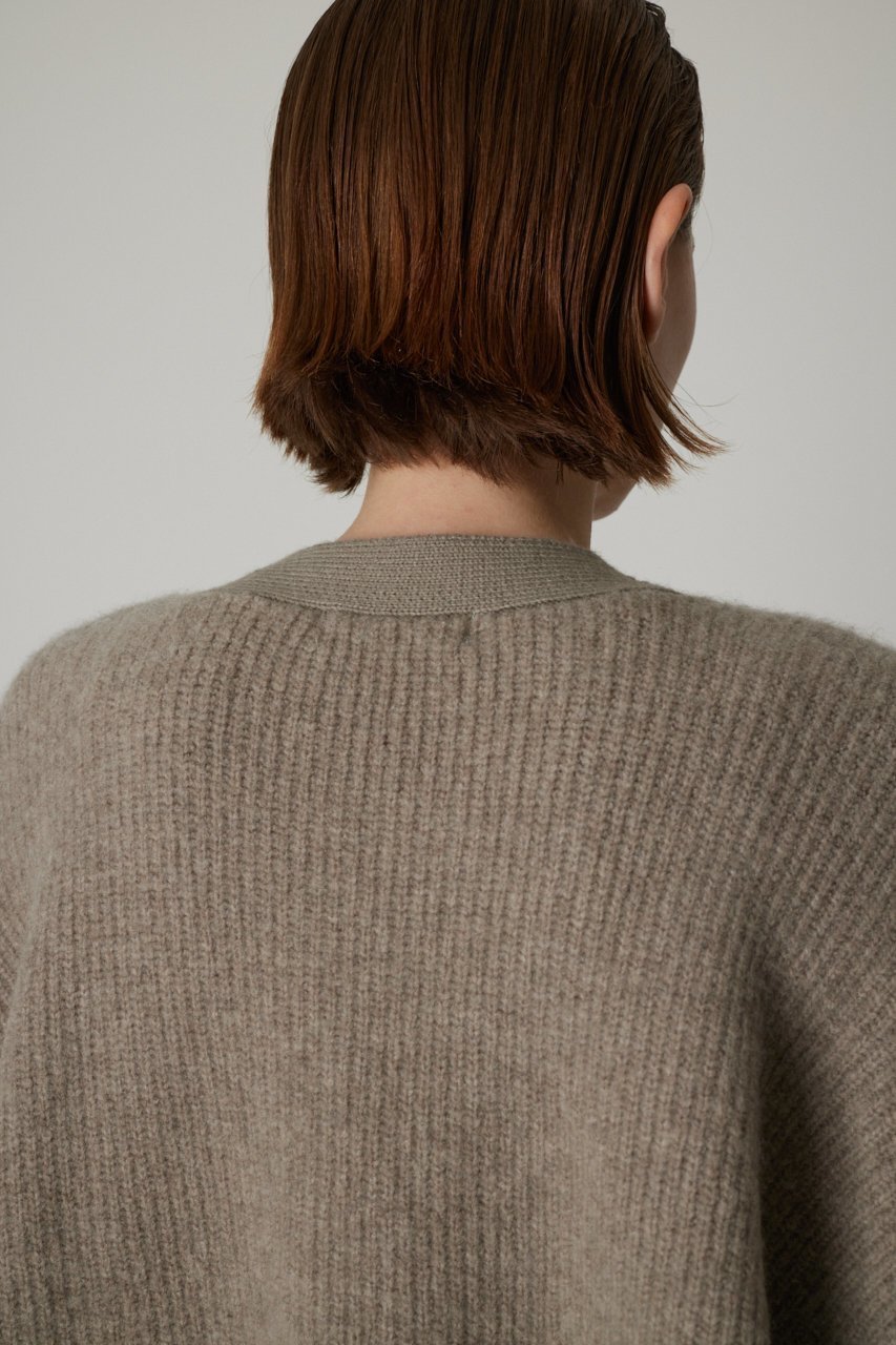【リムアーク/RIM.ARK】のCombination knit CD/カーディガン 人気、トレンドファッション・服の通販 founy(ファニー) 　ファッション　Fashion　レディースファッション　Fashion for Women　トップス・カットソー　Cut & Sew Tops　ニット　Knit Tops & Sweaters　カーディガン・羽織り　Layered Style Cardigans　カーディガン　Cardigan, Knitwear　マニッシュ　Mannish, Boyish　ミックス　Mix, Mixed Style　ワッフル　Waffle, Waffle Knit　冬　Winter / This Winter　畦　Ribbed Knit　other-6|ID: prp329100003640483 ipo3291000000032962295