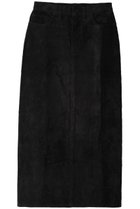 【シシ/sisii】のバックスリット レザー 5P スカート ブラック|ID: prp329100003640484 ipo3291000000035814410